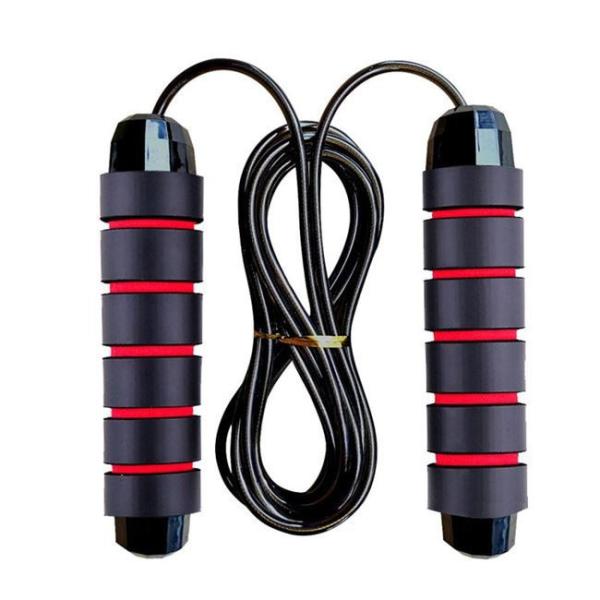 Skipping Rope with Ball Bearings Rapid Speed Jump Rope Cable and 6”Memory Foam Handles Ideal for Aerobic Exercise
