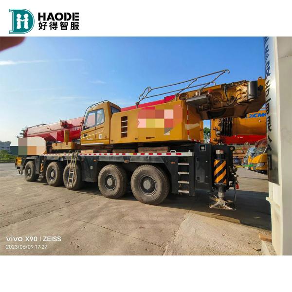 Used SANY 200t Heavy Diesel Truck Crane With Full Extended Boom Torque Of 768kN.M