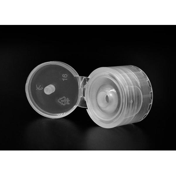 Translucent Plastic Flip Top Dispensing Caps Fully Tighten Non Leak