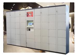 China Supermarket Safe Smart Locker Luggage Storage , Electronic Locker For Public on sale