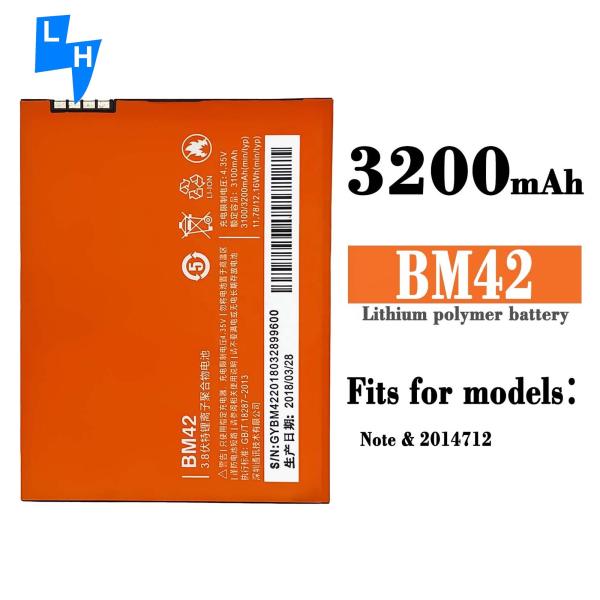 Redmi Note 2014712 BM42 Replacement Battery with Double IC Protection and 3200mAh