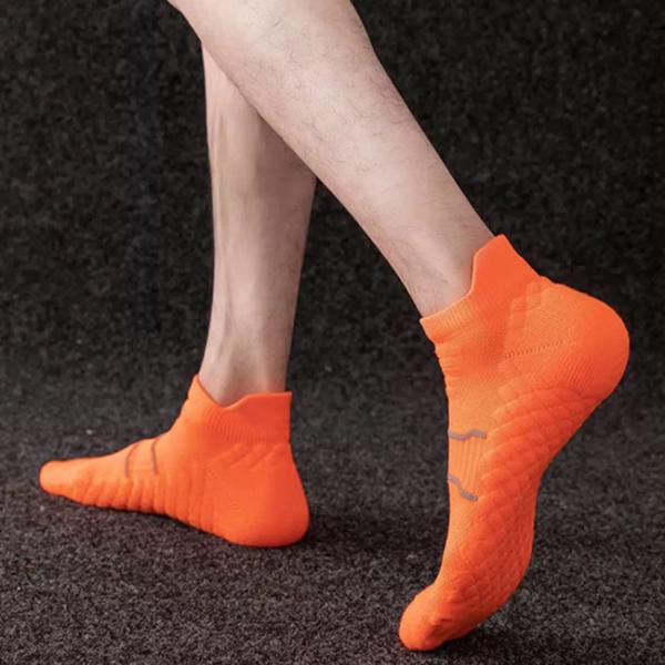 Anti Slip Padded Athletic Socks Cotton Ankle Running Sports Socks Custom Logo