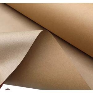 Cheap Protective 80gsm Brown Paper Wrapping Roll Greaseproof Kraft Tissue wholesale