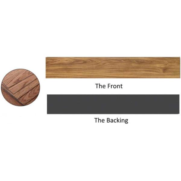 Loose Lay PVC Vinyl Plank Flooring UV Coating For Surface Protection