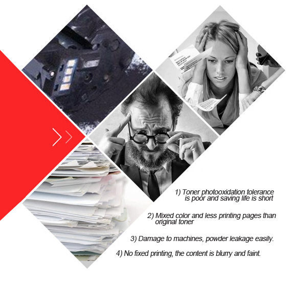 Bulk 1000g Toner Powder Refill , Printer Cartridge Refill MX312 in Bottles / Foil Bag