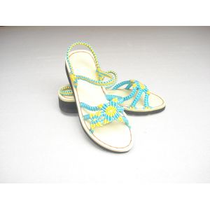 China Fashion Sandal High Fashion skyblue women sandal on sale