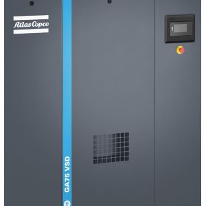 Frequency Conversion Atlas Screw Air Compressor GA 90VSD
