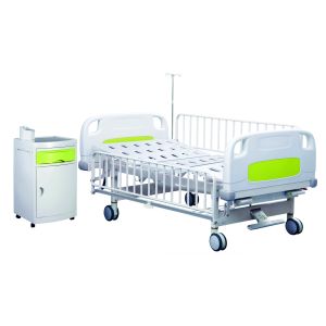 China Medical 2 Function 500MM ABS Headboard Kids Hospital Bed on sale
