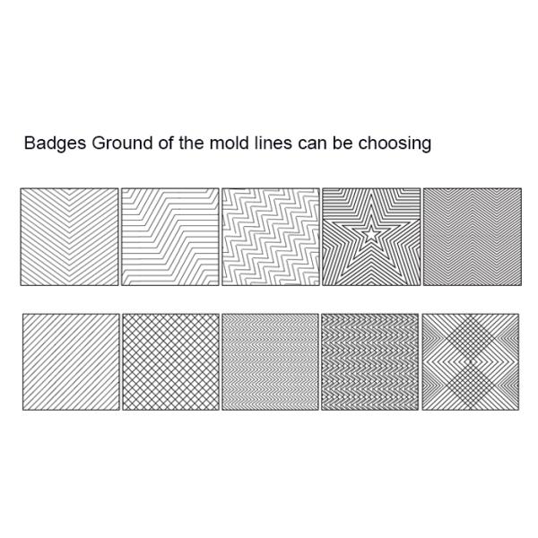 3 Colorway Heat Transfer Vinyl Patches Soft TPU Heat Press Badges 3D Raised