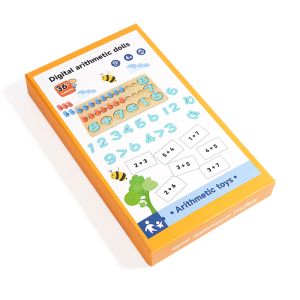 Children's Early Education Wooden Digital Arithmetic Doll Parent-child