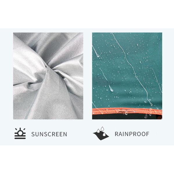 Outdoor Waterproof Pop Up Tent , Multi Person Camping Tent Silk Screen Printing