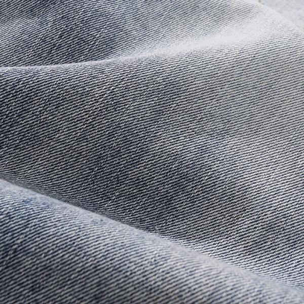 OEM Washed Blue Ripped Jeans Unisex Split Pants With Graffiti Denim Manafacturer