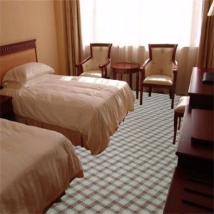 Cheap Decorative Room Carpet Flooring Colorful Printed Grid Pattern Wilton Design wholesale