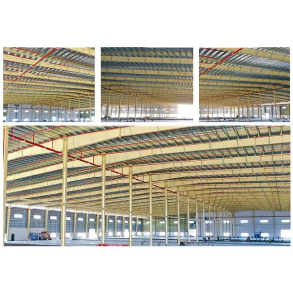 Q355 / Q235 Steel Structure Factory Garage Frame Prefab Building Construction