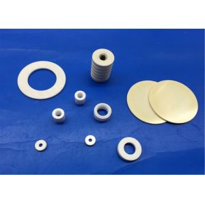 99% 99.7% Alumina Ceramic Insulation Ring / Spacer / Wafer / Disk
