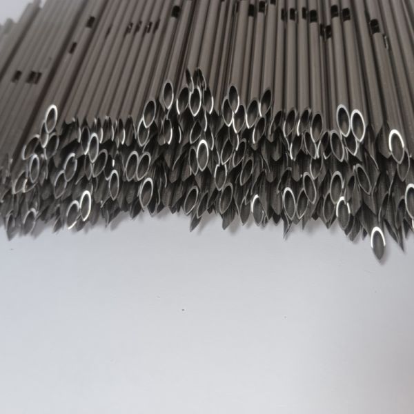 304 Stainless Steel Slotting Puncture Needle Sandblasting Scale Large Diameter