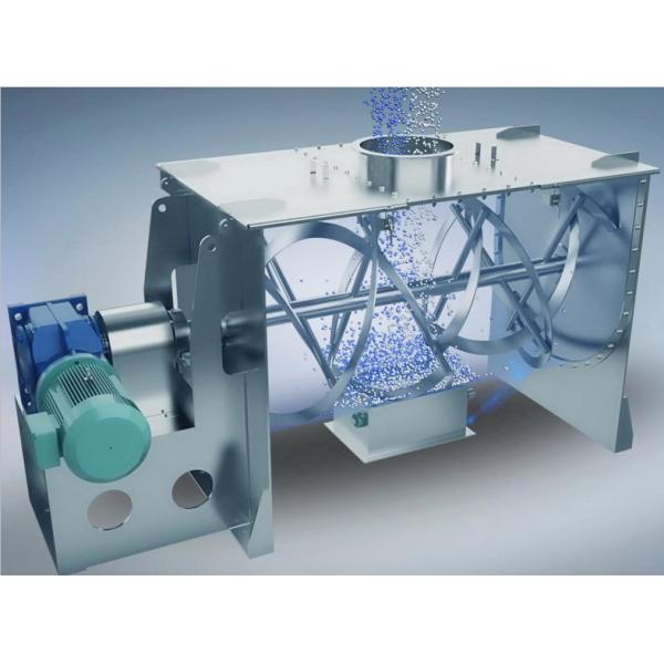 High Speed Food Powder Mixing Machine , Automated Batch Production Line Mixer