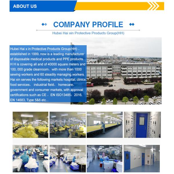 SMMS Disposable Isolation Gown For Medical Short Front Long Back Thumb Loop