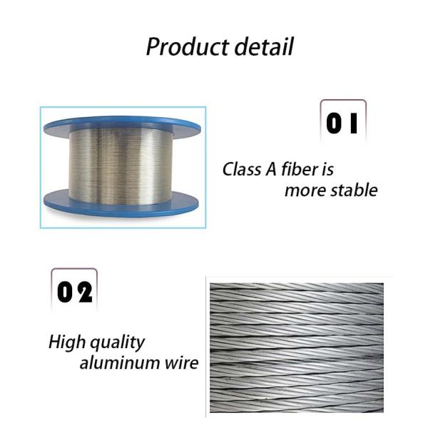 OPGW Interlocked Armored Outdoor Rated Fiber Optic Cable Single Mode
