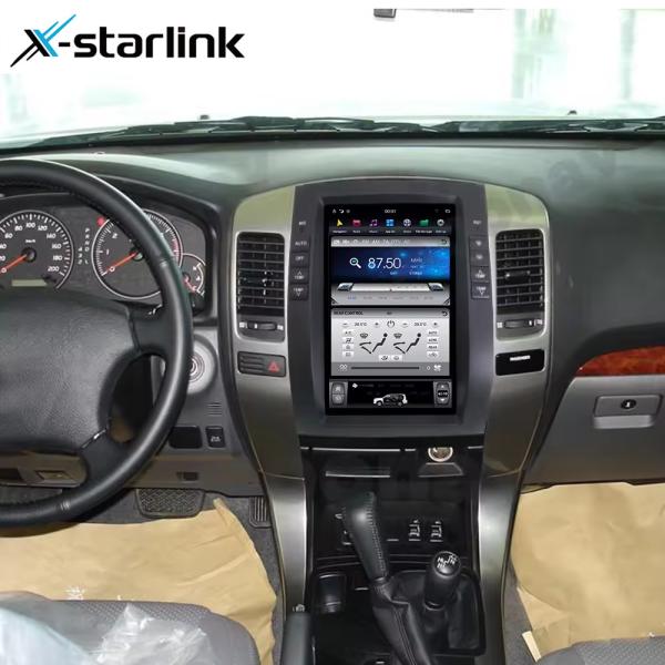Vertical Screen Tesla Style Car Multimedia For Toyota Prado LC100 LC120 2002-2009