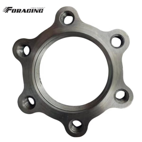 Experience Unmatched Racing Car Performance with Silver 1-3/16"-18 Titanium Spindle Locking Nut