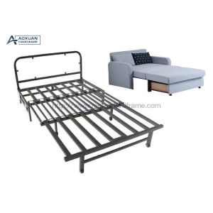 Cheap Metal Sofa Bed Mechanism , 1.2m Folding Bed Frame Sofa Bed wholesale