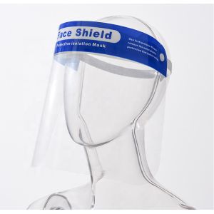 Plastic PET Antiviral Face Shield , Medical Chemical Splash Face Shield