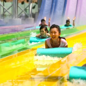 Attractive Butterfly Racing Fiberglass Water Slides Galvanized Carbon Steel