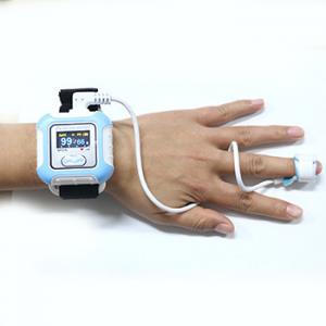 China Home Medical SPO2 Saturation Meter Wrist Pulse Oximeter Bluetooth With IOS Android PC on sale