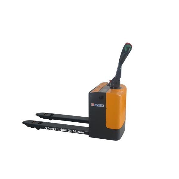 1500kg Warehouse Lift Truck , Electric Power Pallet Jack With Horizontal Drive Wheels