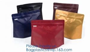 Cheap Biodegradable Foil Square Bottom Gusseted Bag, Flat Bottom Gusset Coffee Bag with Degassing Valve,gusset packaging bag f wholesale