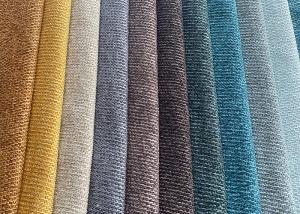 Cheap 385cm Plain Linen Sofa Fabric 100% Polyester Home Textile wholesale