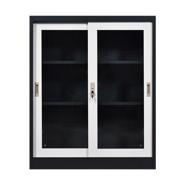 Lockable Office Metal Cupboard Half Height Folding Steel File Cabinet