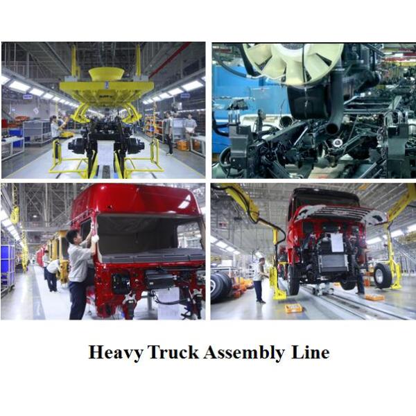 Truck Assembly Line 7950×2200×2435 Overall Dimensions Motor Assembly Plant Investment