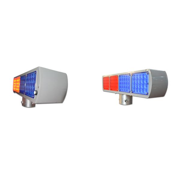 Integrated 6W Solar LED Strobe Blue And Red Blinker