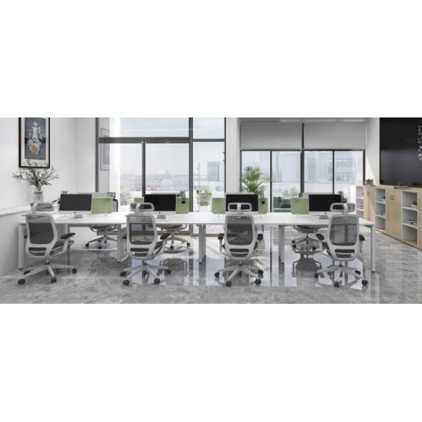 Staff Rolling Furniture Seating Computer White High Back Mesh Office Chairs