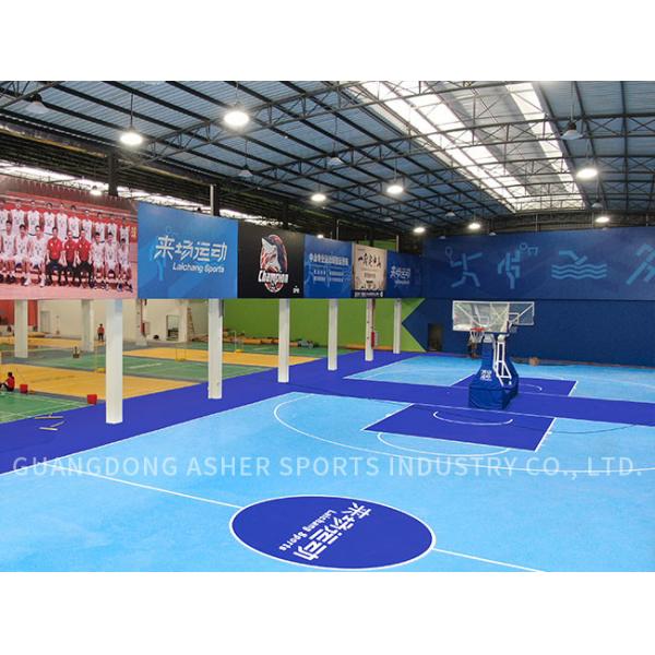 Indoor PVC Sports Flooring Abrasion Resistant For Badminton Court