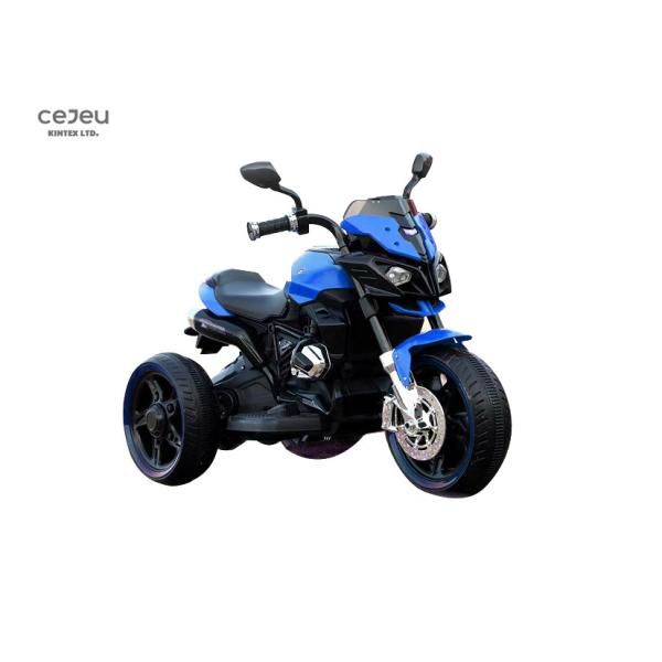 Dual Drive Kids Riding Motorcycles Handle Accleration 6V4AH