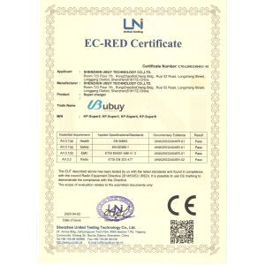 Shenzhen ubuy technology co. LTD Certifications