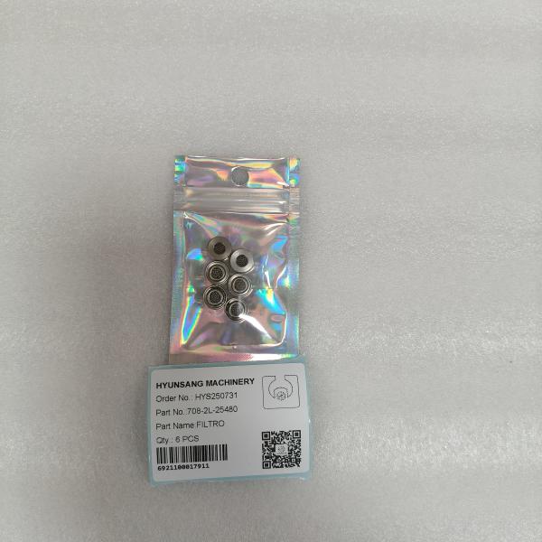 Excavator Filter 708-2L-25480 For PC130, PC220, PC300, PC350, PC400