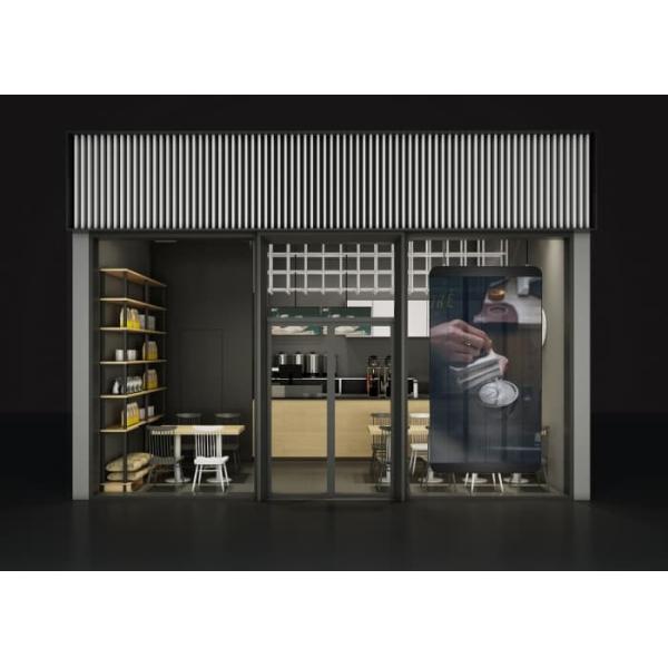 P3.9 500*500mm LED Grille Display Screen 4500cd Professional digital signage solution for shop windows and shopping malls