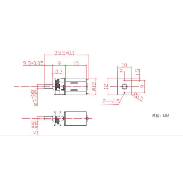 50:1 6v Motor Dc JGA12-N20 6V 300RPM Mini Motor With 12mm Metal Gearbox 12mm Diameter Spur Gear Motor