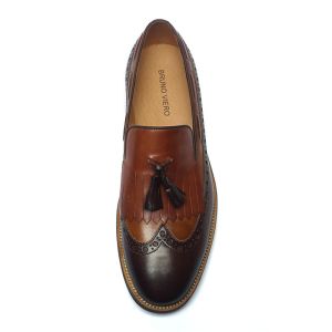 OEM ODM Autumn Genuine Brown Mens Leather Dress Shoes