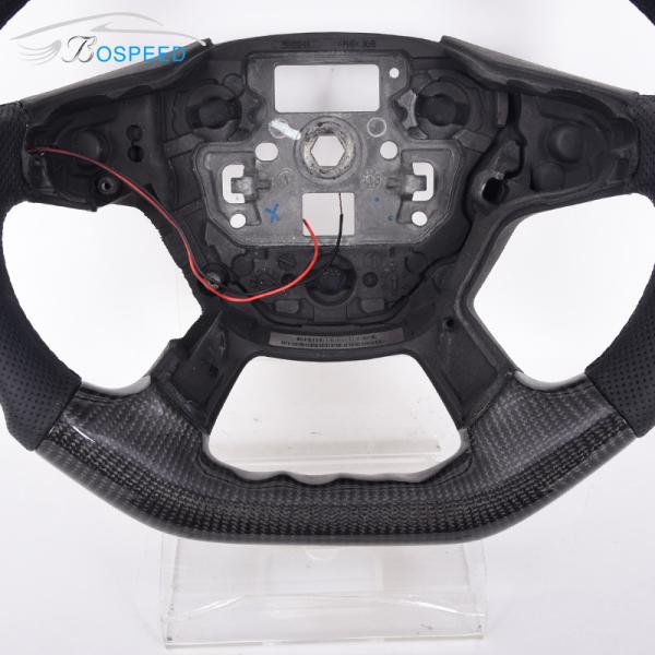 Custom Perforated Leather LED Carbon Fiber Steering Wheel Luxury Sports Ford