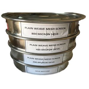 304 Stainless Steel Wire Mesh Lab Test Sieve 10 Mesh