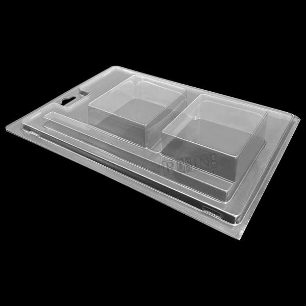 Custom Clear Blister Transparent Food Packaging Blister Box Candy Clamshell Blister With Paper Card