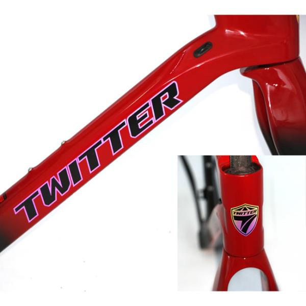 Customized Logo Carbon Road Frame , 56cm Bike Frame Multiple Color Choices