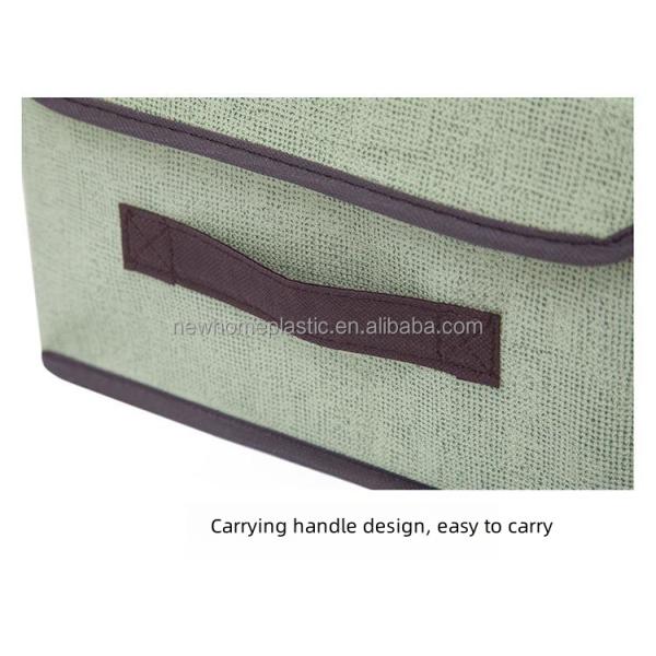 Foldable Desk Storage Box Organizer for Clothes Non Woven Cover Sundries Customized Size