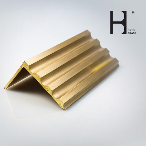 Extruded Copper Anti-slip Flooring Stair Boards for hotel Copper Alloy Brass Extrusion Profiles Manufacturer