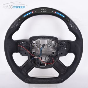 Cheap Alcantara LED Landrover Defender Steering Wheel Smooth Leather 350mm wholesale